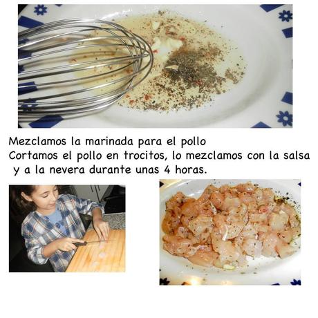 Fajitas, pollo, verduras, pimiento verde, pimiento rojo, cebolla, marinada para fajitas, marinada para verduras, cocina, receta, 