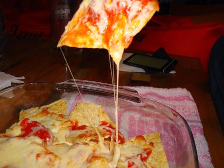 Nachos con queso