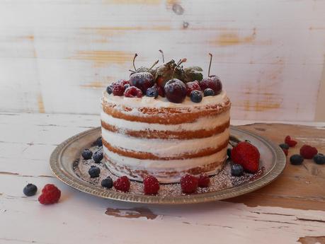 Naked Cake de frutos del bosque