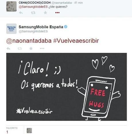 Samsung escribe sus tweets a mano para promocionar el nuevo Galaxy Note 4.