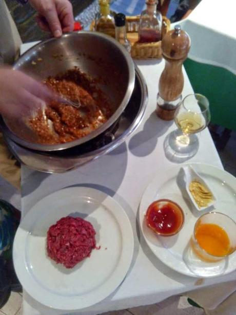 preparacion steak tartar