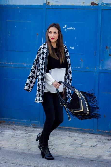 Black and White Color Block Black and White Color Block