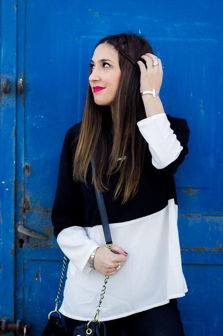 Black and White Color Block Black and White Color Block