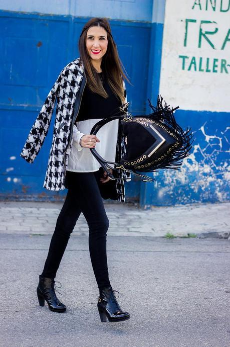 Black and White Color Block