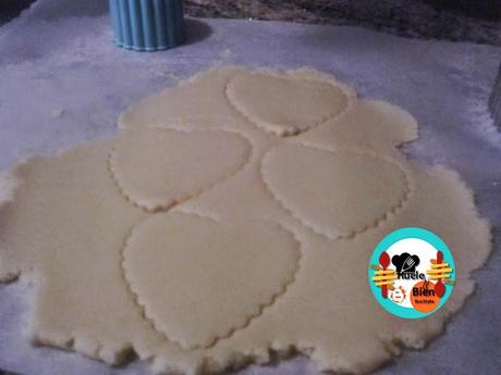 Galletas  de vainilla con fruta confitada