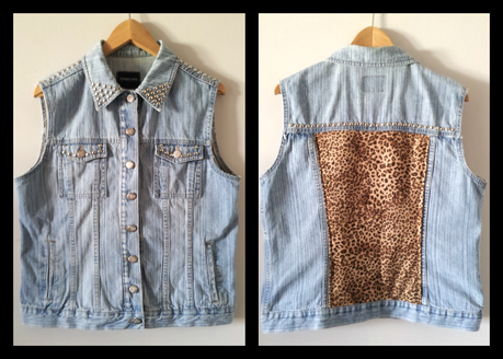 DIY: Cómo renovar un chaleco tejano con Animal Print DIY: Cómo renovar un chaleco tejano con Animal Print