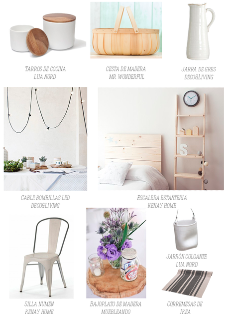 Deco Inspiration: White and Wood