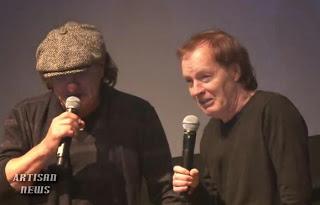 Angus Young y Brian Johnson aparecen por sorpresa en una fiesta de fans de AC/DC