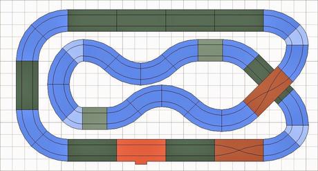 Nº 1312. Circuito Ninco en 2,44 x 1,22