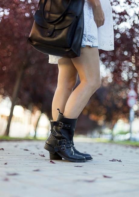 street style warm fall days white dress autumn hake bag fashion blogger outfit blog de moda street style warm fall days white dress autumn hake bag fashion blogger outfit blog de moda