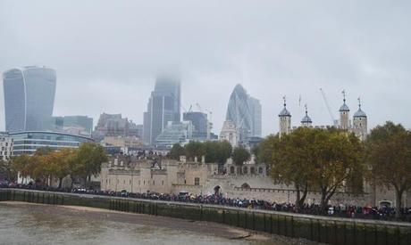 Torre de Londres, Tower Bridge y amapolas