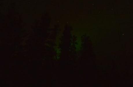 aurora boreal, Whitehorse, Yukon, Canadá