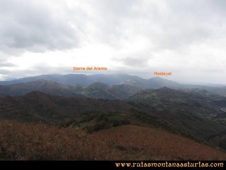 Ruta Olloniego Escobín: Sierra del Aramo y Mostayal desde el Escobín