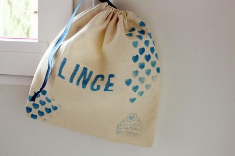 bolsa de tela decorada