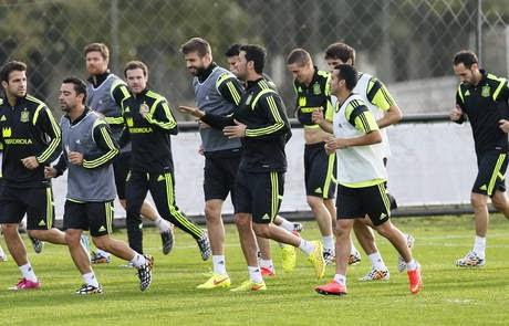 Último entrenamiento antes del debut.