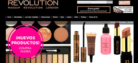 Makeup Revolution inaugura su tienda online en España