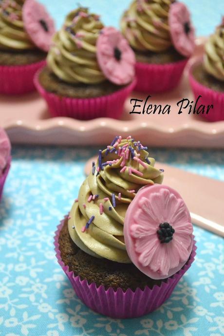 Cupcakes selva negra con Mon Chéri Cupcakes selva negra con Mon Chéri