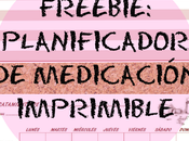Freebie: planificador medicación (imprimible gratis)