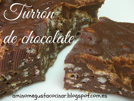 Turrón de chocolate casero