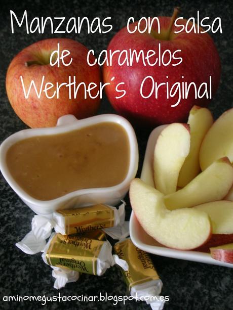 Manzanas con salsa de caramelos Werther´s Original