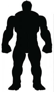 Silueta de Hulk Marvel Select de Vengadores: La Era de Ultrón