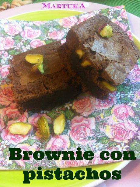 Brownie Intenso Con Pistachos