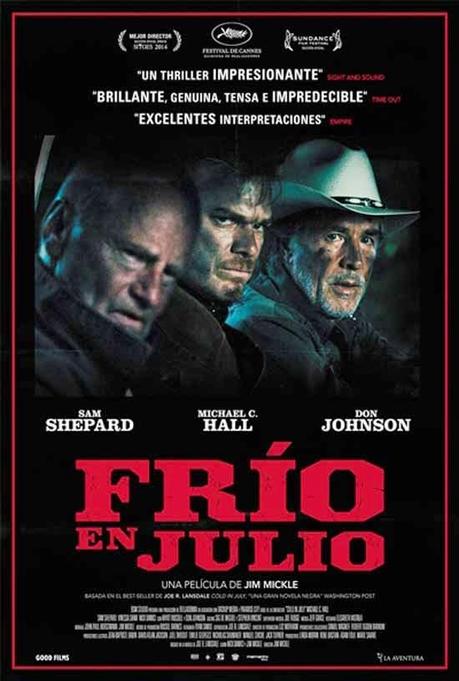 PÓSTER Y TRÁILER EN ESPAÑOL DE “FRÍO EN JULIO” EN ESPAÑOL