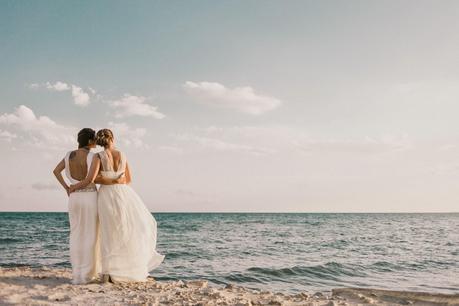 Mariló & Laia, una boda 100% Otaduy novias sitges