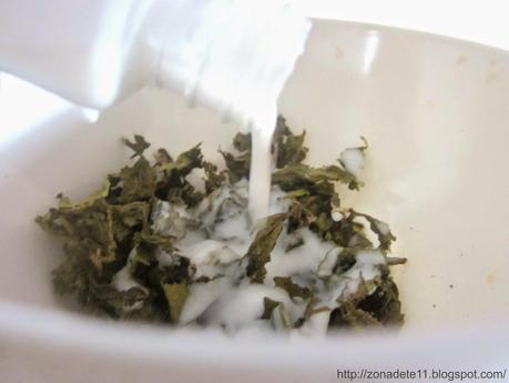 Exfoliante casero de té verde