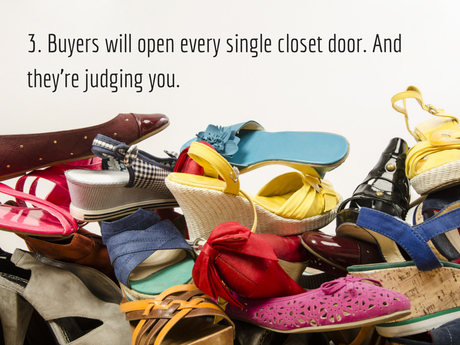 10 imágenes de cómo NO preparar la vivienda para la venta vestidor-zapatos
