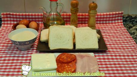 Receta de Flamenquines con pan de molde