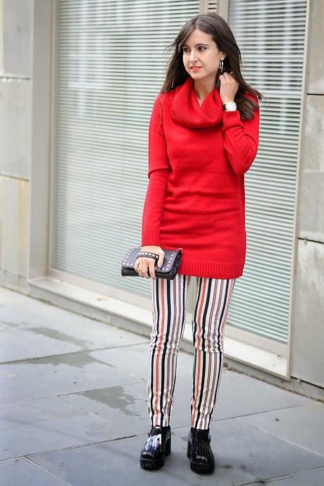 Pantalones y chaquetón: Zara/ Jersey: Forever 21/ Botines...