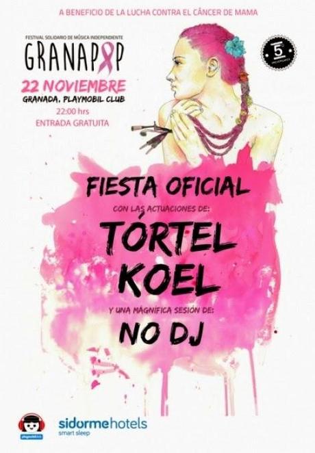 Fiesta Granapop 2014: Tórtel + Koel + No Dj (22.Noviembre.2014)