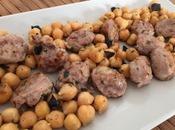 Receta Garbanzos butifarra