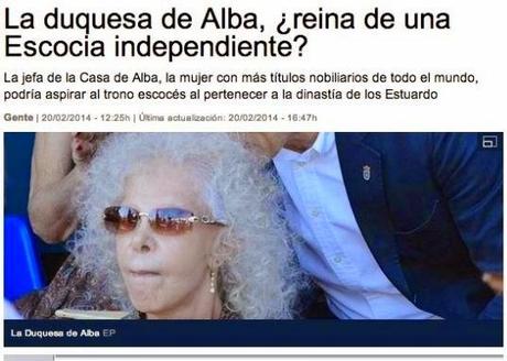 LA CURIOSA VIDA DE CAYETANA DE ALBA