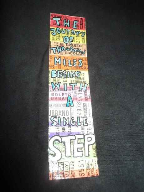 Marcapáginas reciclado