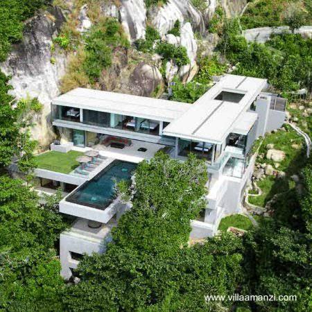 Villa Amanzi estructura volada en Tailandia