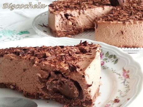 TARTA MOUSSE DE FERRERO ROCHER TARTA MOUSSE DE FERRERO ROCHER