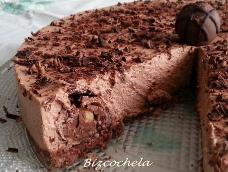 TARTA MOUSSE DE FERRERO ROCHER TARTA MOUSSE DE FERRERO ROCHER