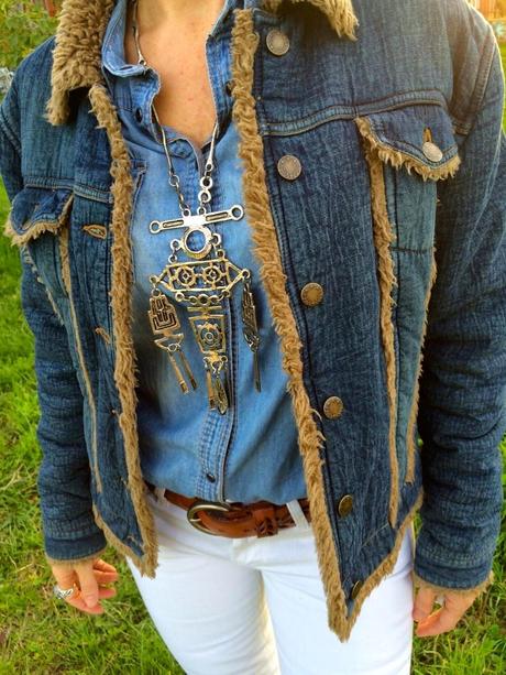 Denim+Denim+Denim. Cowgirl de ciudad.