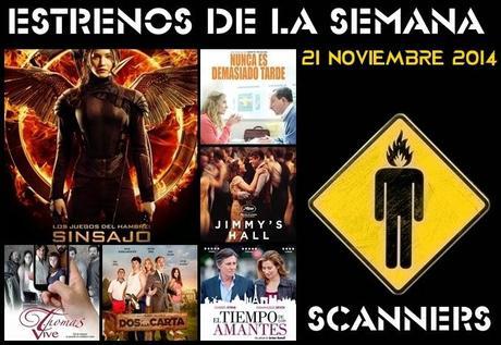 Estrenos de la Semana 21 de Noviembre de 2014 por el Podcast Scanners