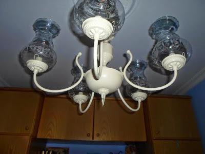 ♥ ♥ ♥ ANTES Y DESPUÉS DE UNA LÁMPARA DE TECHO