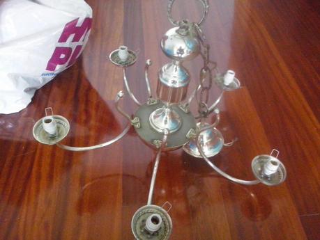 ♥ ♥ ♥ ANTES Y DESPUÉS DE UNA LÁMPARA DE TECHO