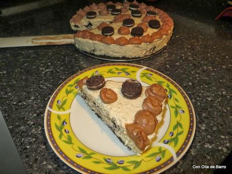 Tarta de Queso Mascarpone con Galletas Oreo