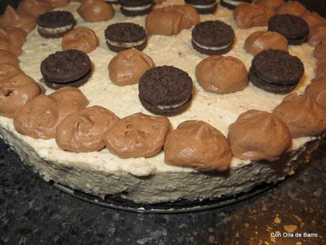 Tarta de Queso Mascarpone con Galletas Oreo