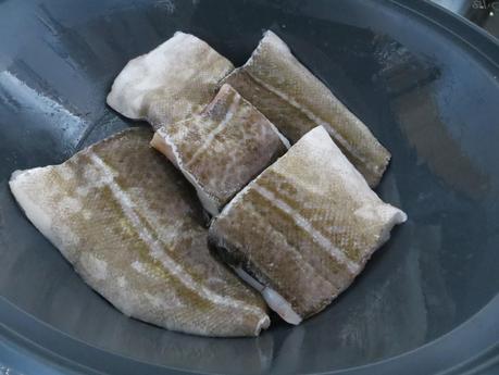 Bacalao Con Patatas Panaderas Sobre Cama de Tomate Frito