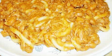 Fideos en Salsa de Caballa Fideos en Salsa de Caballa