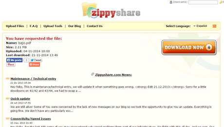 ¿Cómo descargar desde Zippyshare.com?