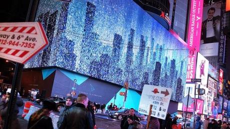 La pantalla más grande del mundo en Times Square