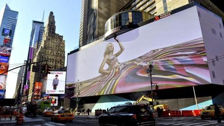 La pantalla más grande del mundo en Times Square